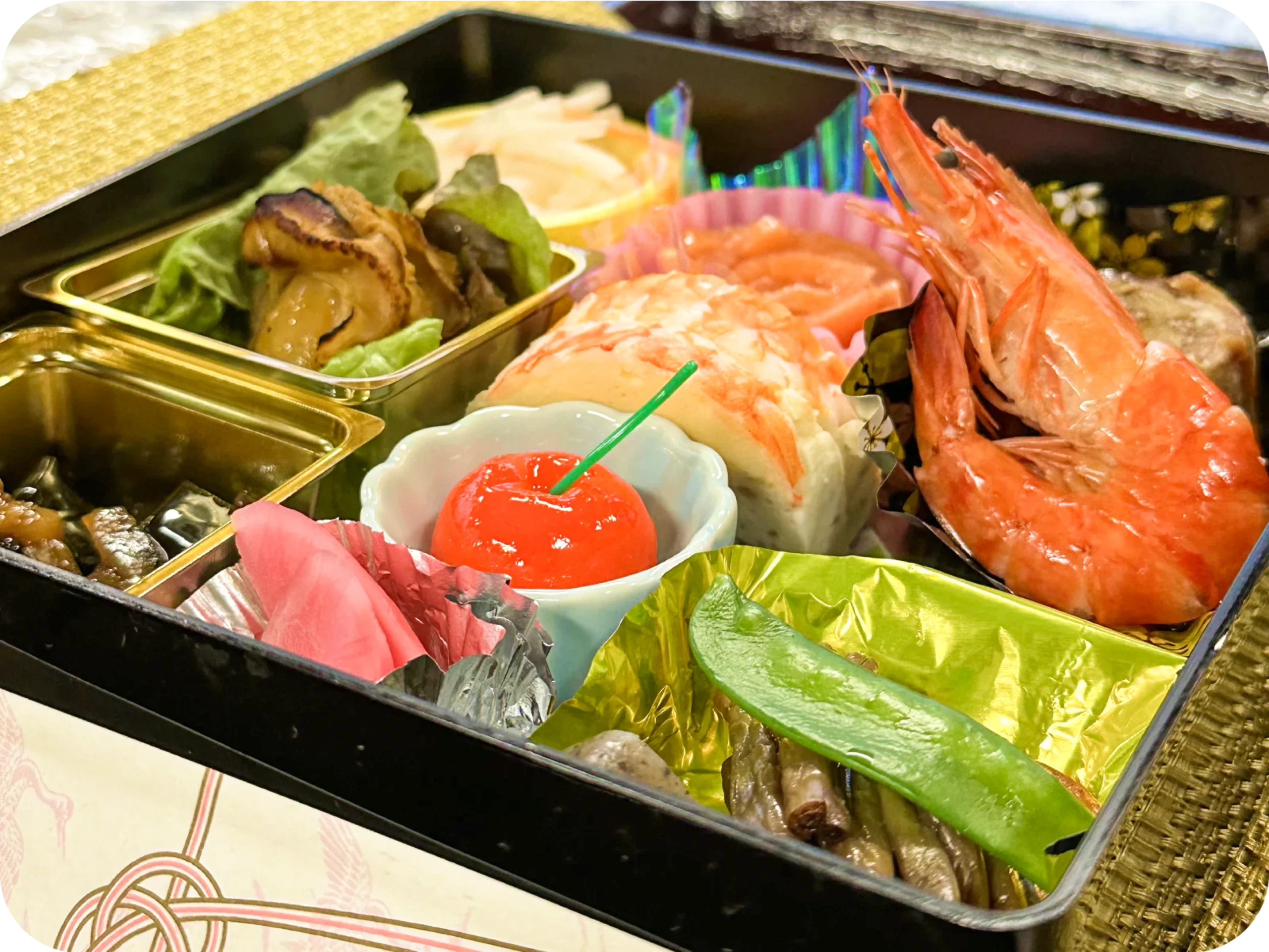 前田屋旅館のお料理(おせち)