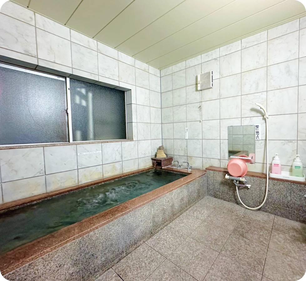 前田屋旅館の施設(女性風呂場)