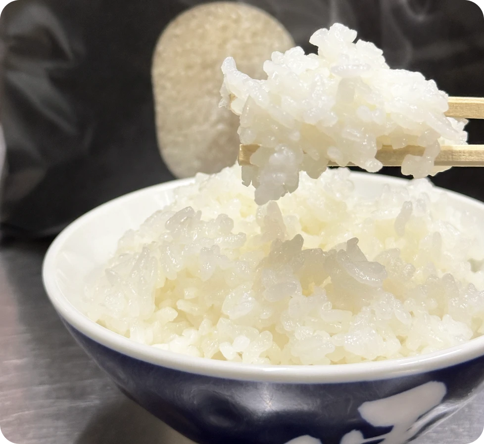 前田屋旅館のお料理(お米)