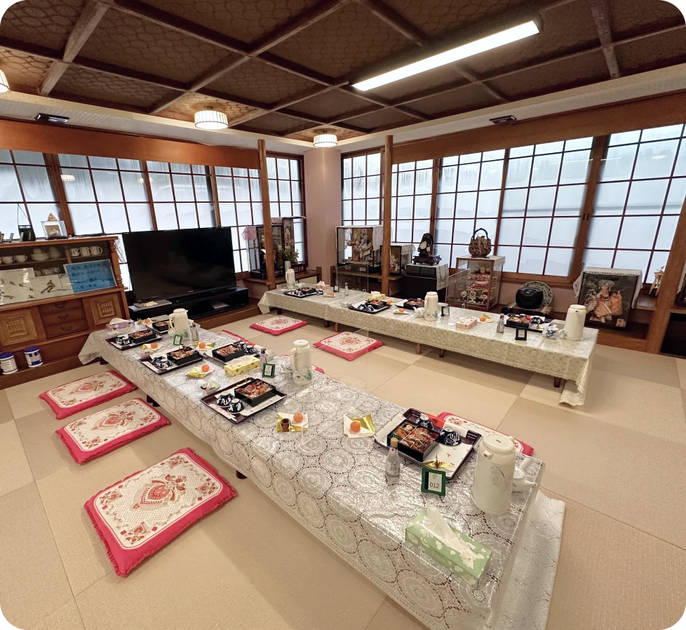 前田屋旅館のお料理(食堂)